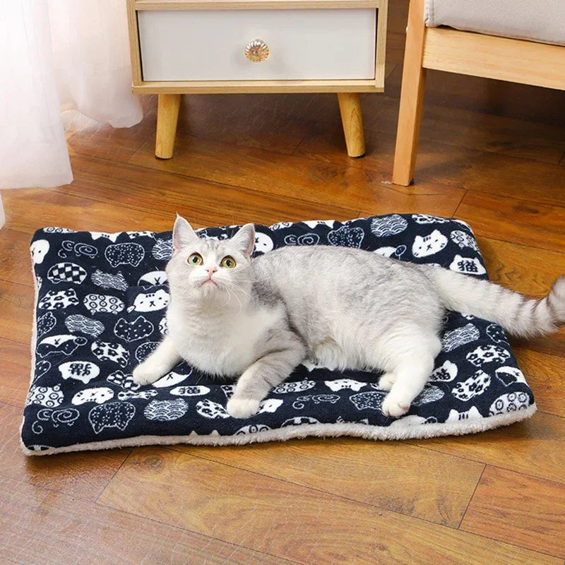 Breathable Flannel Snuffle Mat For Cats And Small Dogs Winter Warm Bed