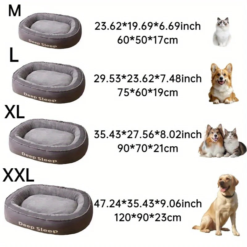 NONECN Donut Pet Bed For Dogs And Cats Cushion Washable