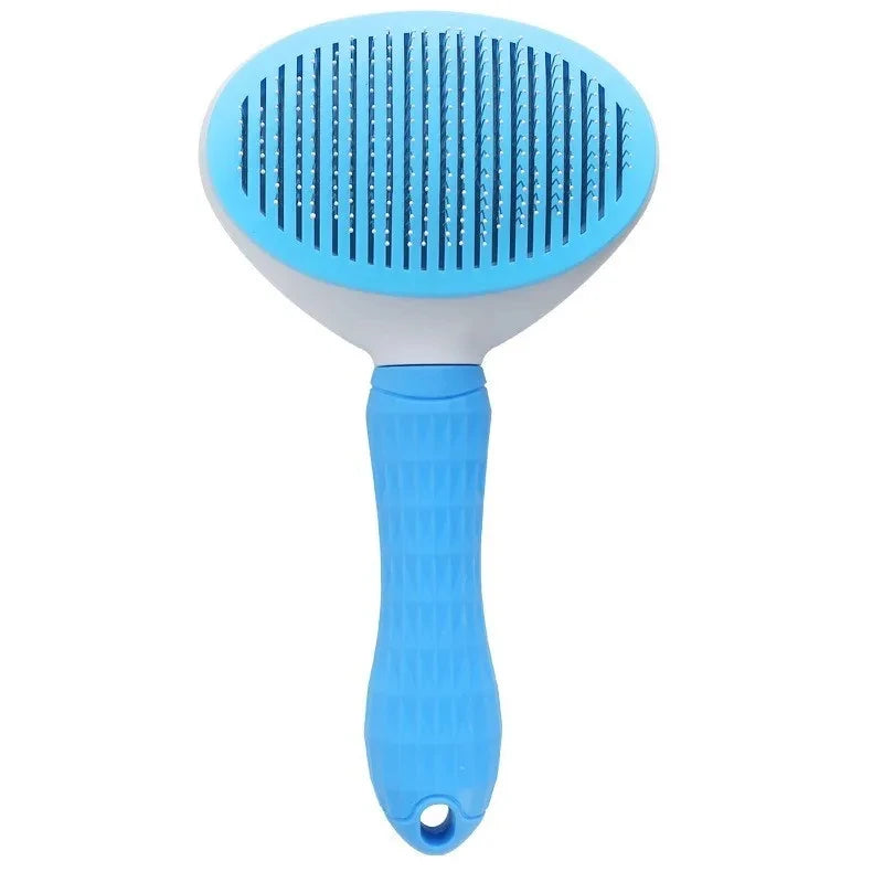 DIAMRI Self-Cleaning Pet Grooming Brush With Retractable Bristles