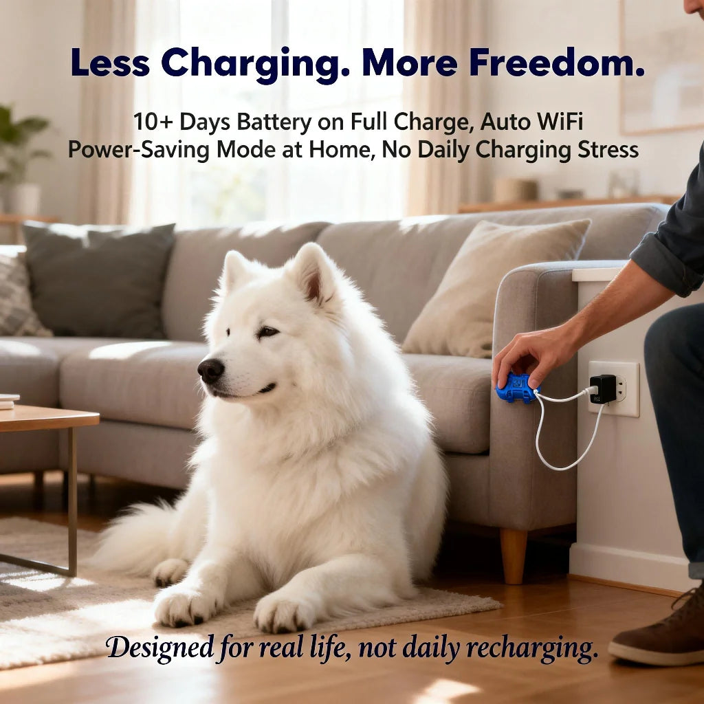 WANWAYTECH GPS Pet Tracker Real Time Tracking With Unlimited Range