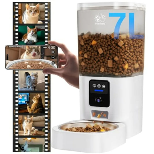 Hign-concerned Automatic Pet Feeder With 2K Camera And Night Vision