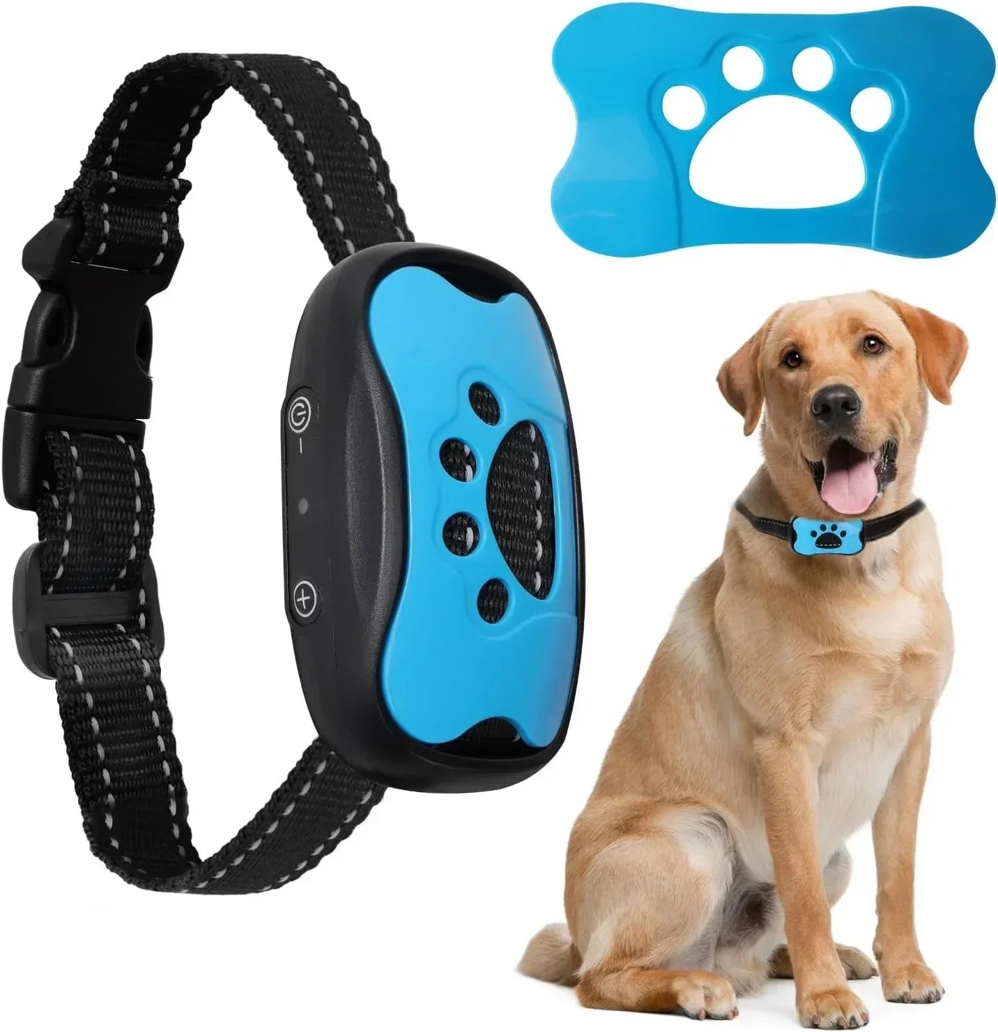 Ultrasonic Stop Barking Collar For Dogs USB Rechargeable Training Collar