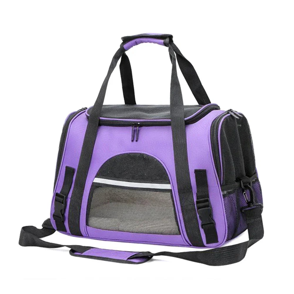 Dog Carrier Backpack With Thick Cotton Cushion Breathable Mesh