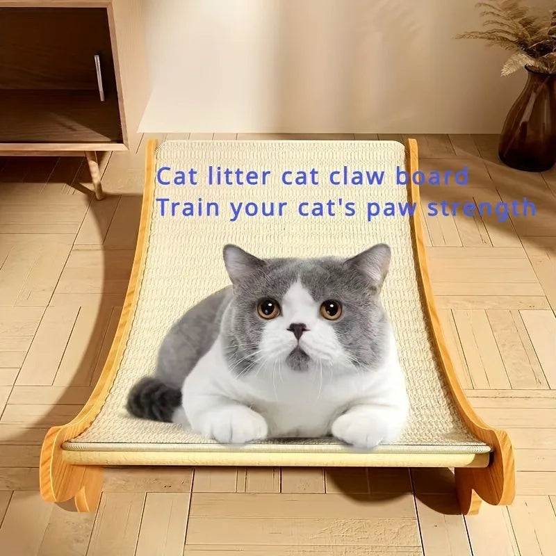 Novelty MoonCN Sword And Hemp Rope Cat Scratching Board