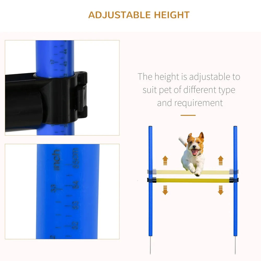 Hign-concerned Backyard Dog Agility Training Kit Obstacle Course