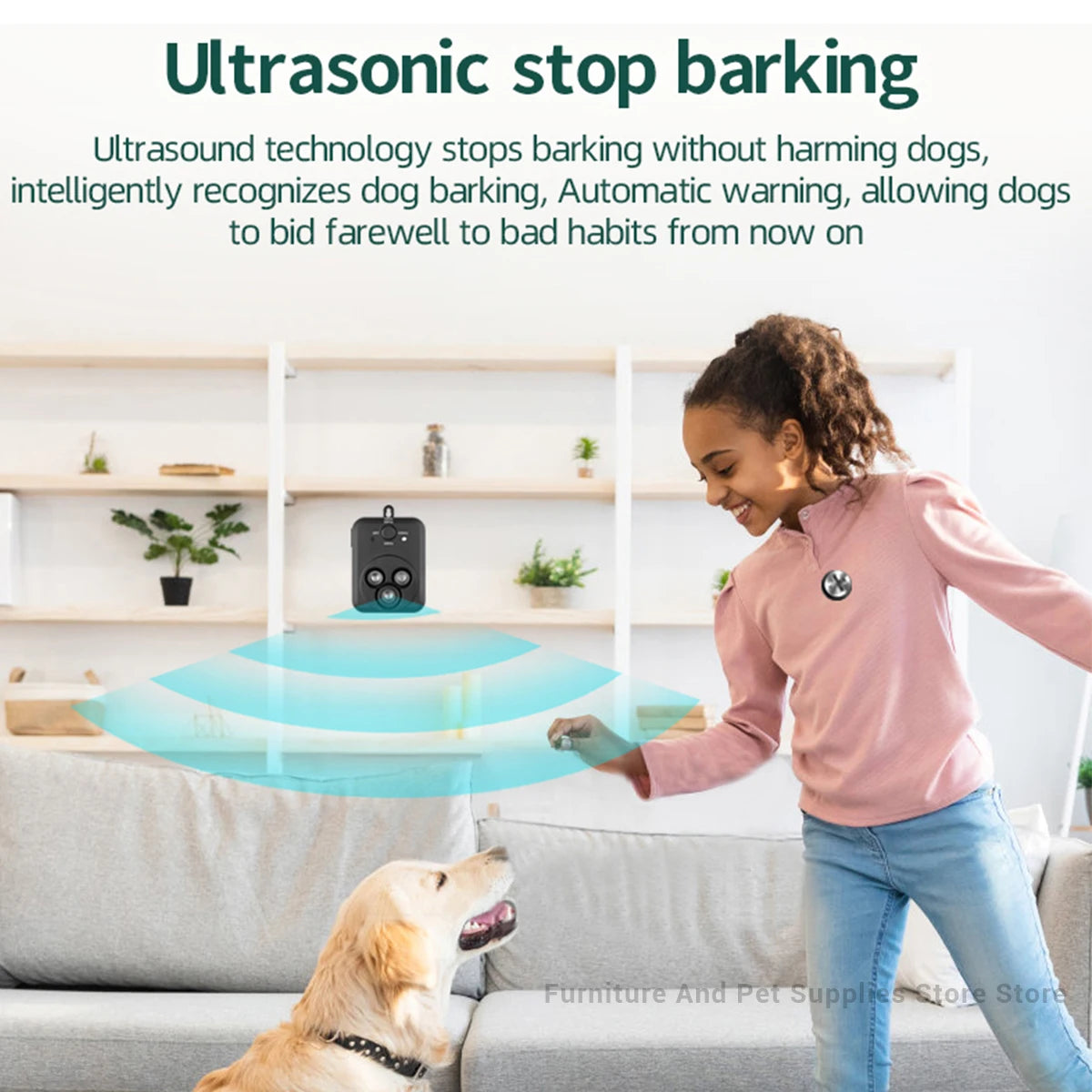 High Concerned Ultrasonic Bark Control Device With Three Modes