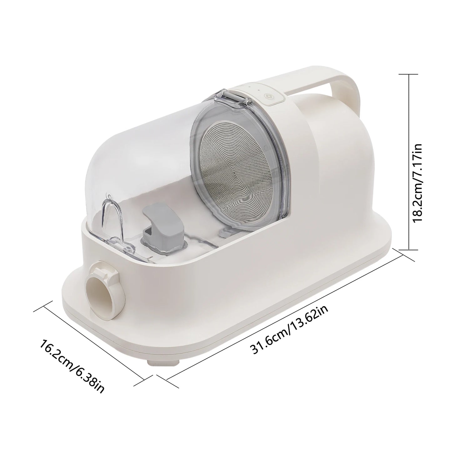 Three In One Pet Hair Grooming Tool With 11800Pa Suction