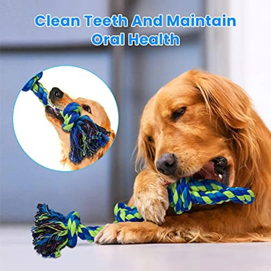 Hign-concerned Heavy Duty Dog Rope Toys For Aggressive Chewers