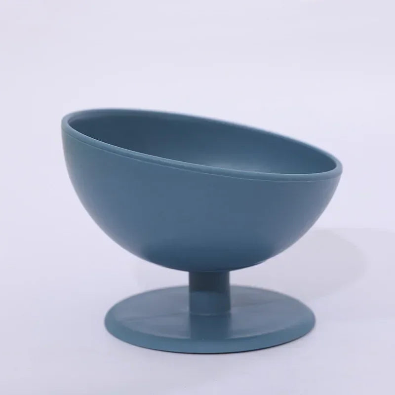 Hign-concerned Cat Tilt Design Anti-Overturning Feeding Bowl