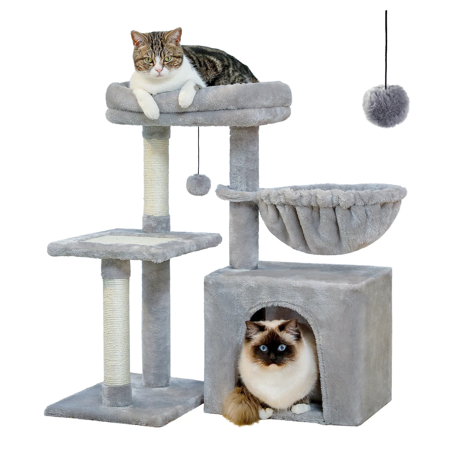 PAWZ Road Cat Tree Tower For Indoor Cats Scratching Posts
