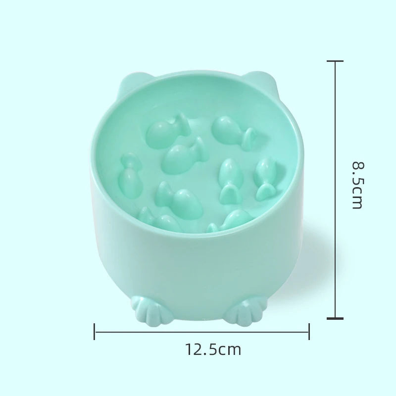 Cat And Dog Slow Feeder Bowl With Anti Choking Design