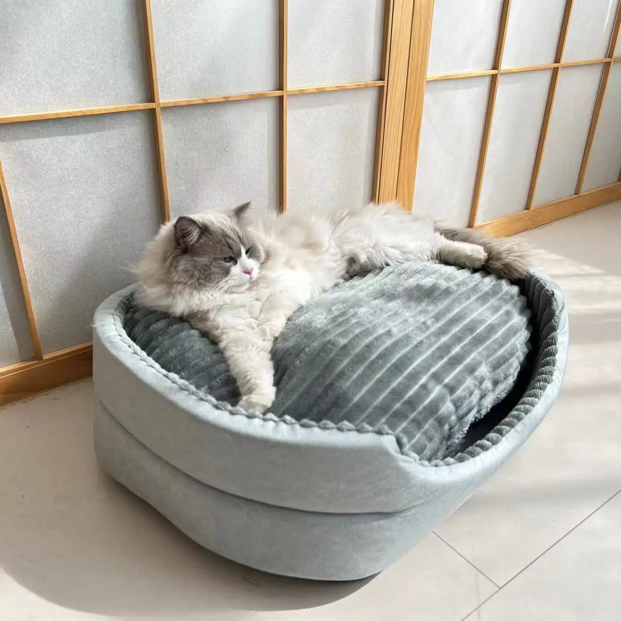 NONECN Universal All Season Pet Nest Bed Washable 3D Cushion