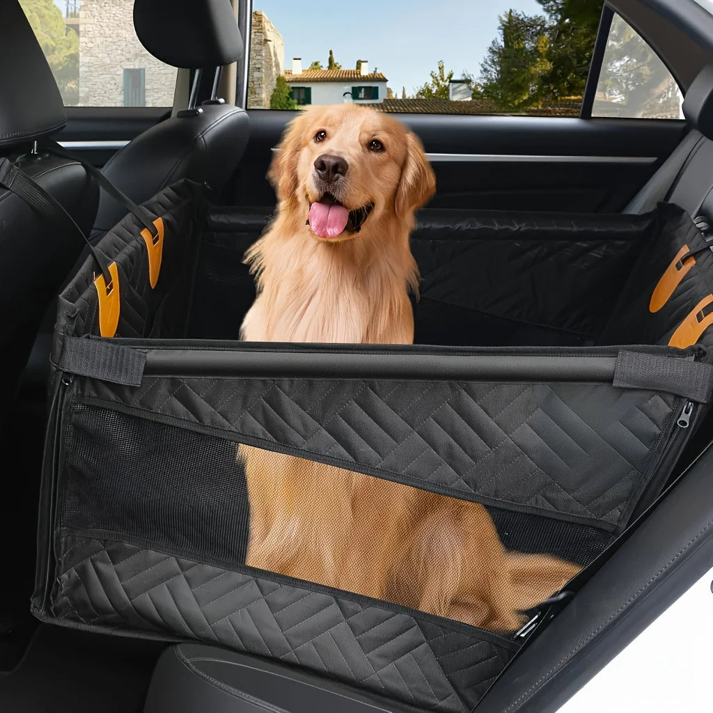 Extended Dog Car Seat Cover Luxury Oxford Back Seat