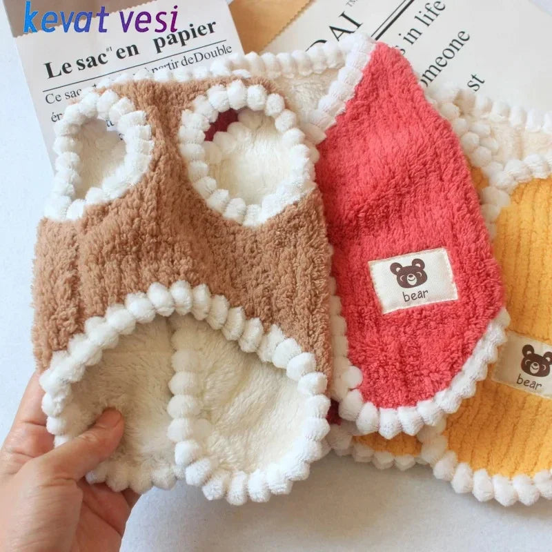 Soft Fleece Dog Coat For Small Dogs Cats Winter Warm