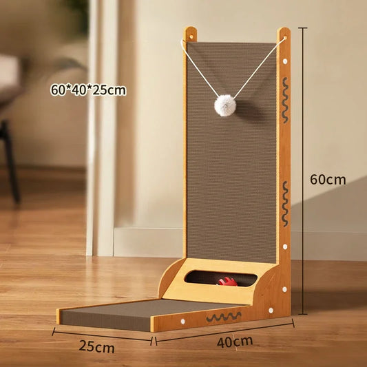 NONECN Cat Scratcher Detachable Wooden Scratching Post For Cats