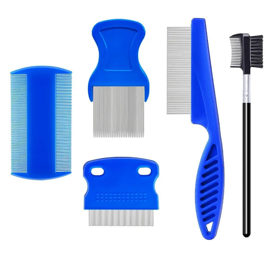 Hign-concerned Stainless Steel Flea And Lice Comb Set