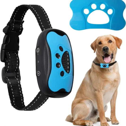 Ultrasonic Stop Barking Collar For Dogs USB Rechargeable Training Collar