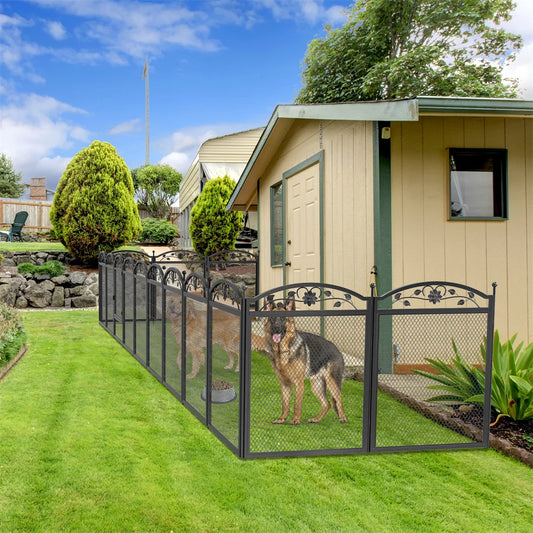 BINGOPAWH Heavy Duty Dog Playpen For Indoor Outdoor Use