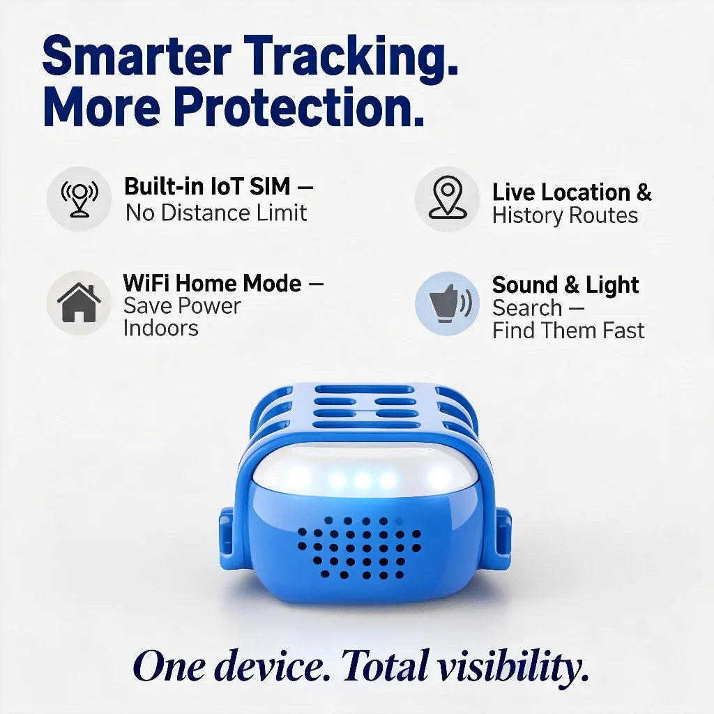 WANWAYTECH GPS Pet Tracker Real Time Tracking With Unlimited Range