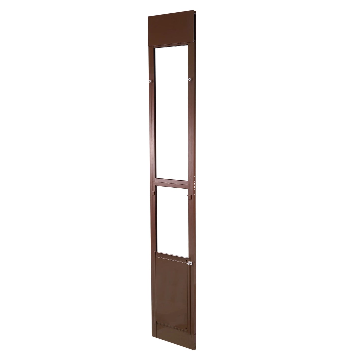 SucceBuy Sliding Glass Door Dog Door With Rotating Hinges