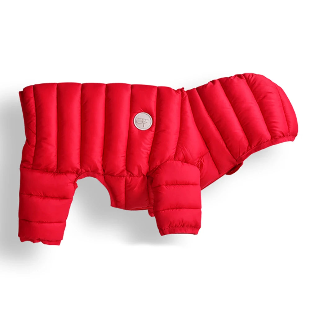 Glorious Kek Winter Dog Overalls Jacket Waterproof Lightweight Padded