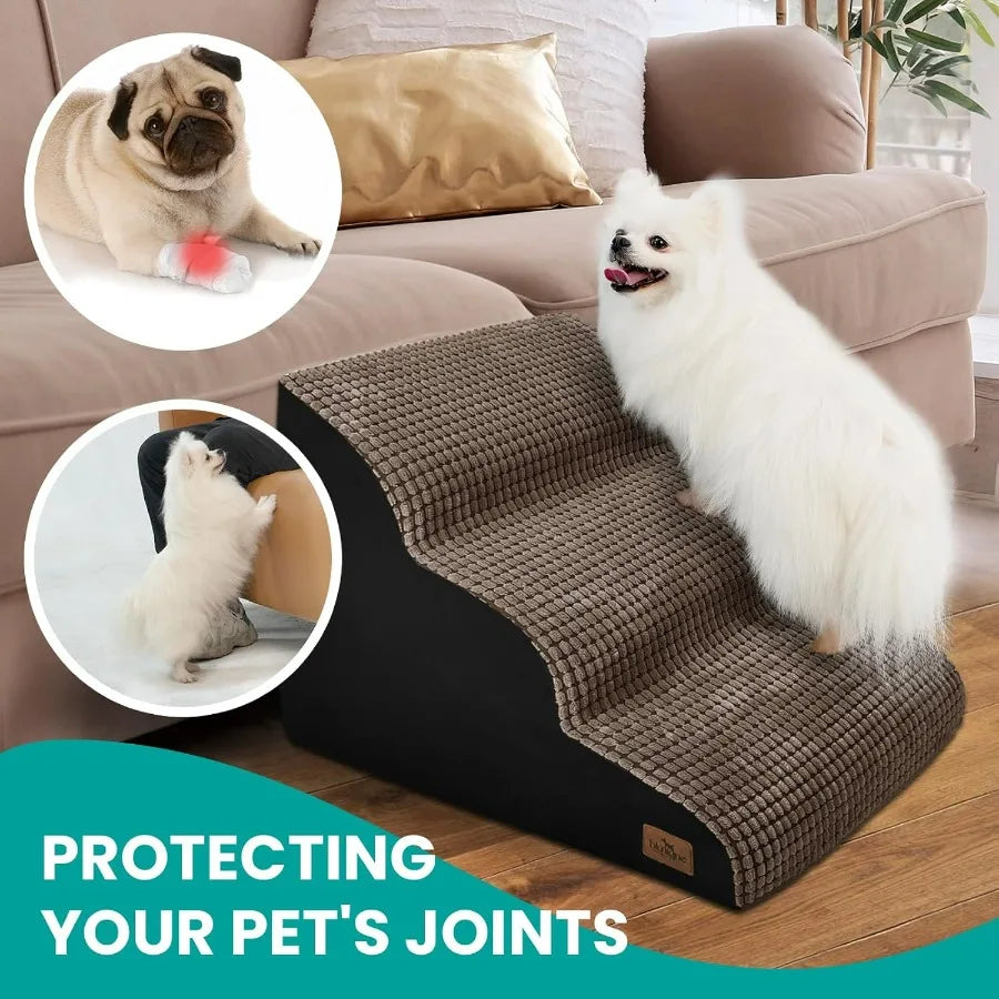 Dog Door Curved Ramp For Dogs With Non Slip