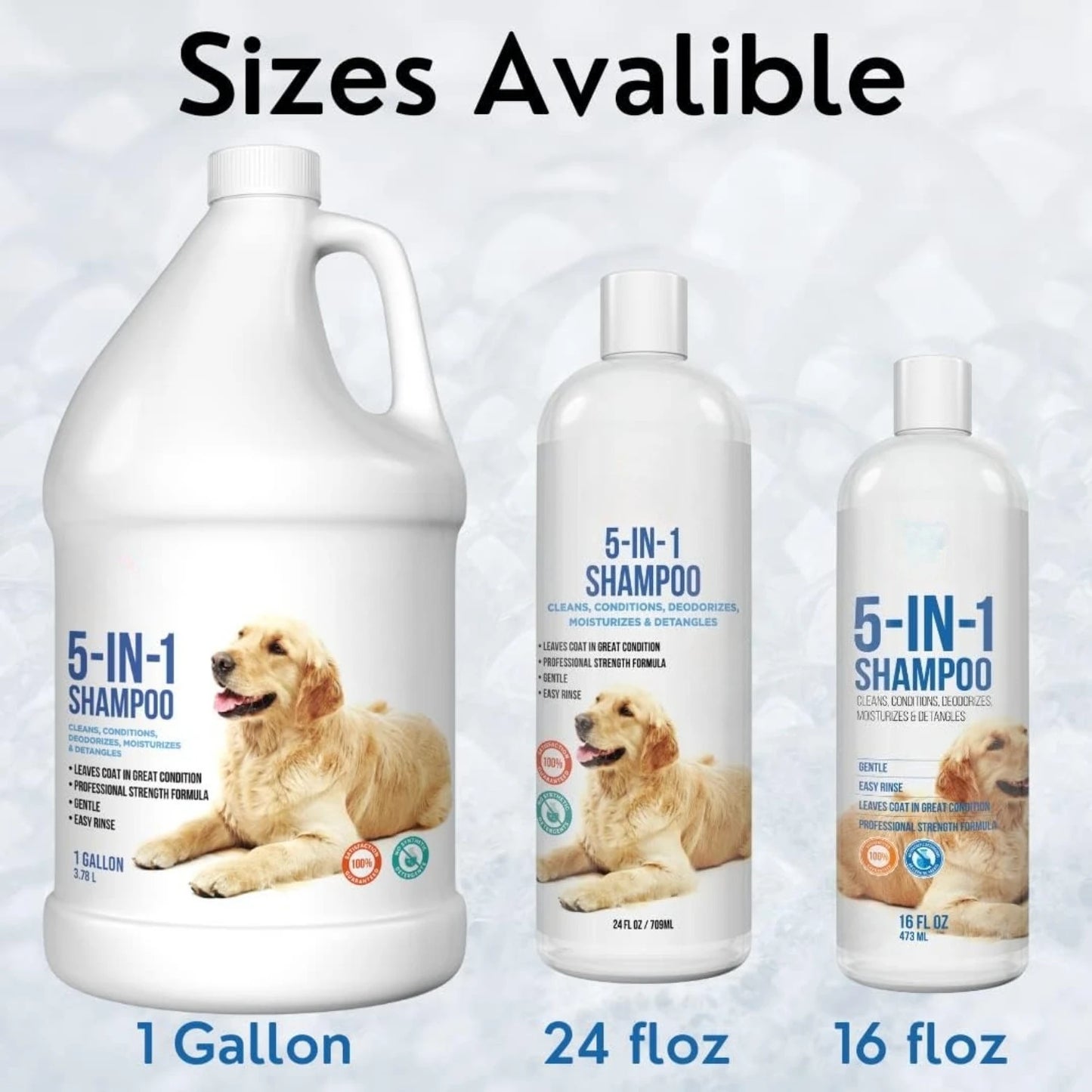 5 In 1 Dog Shampoo For Itchy And Sensitive Skin Relief