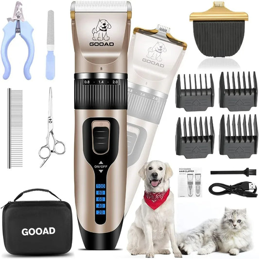 Hign-concerned Dog Clippers Grooming Kit 2 Blade Set Thick Coats