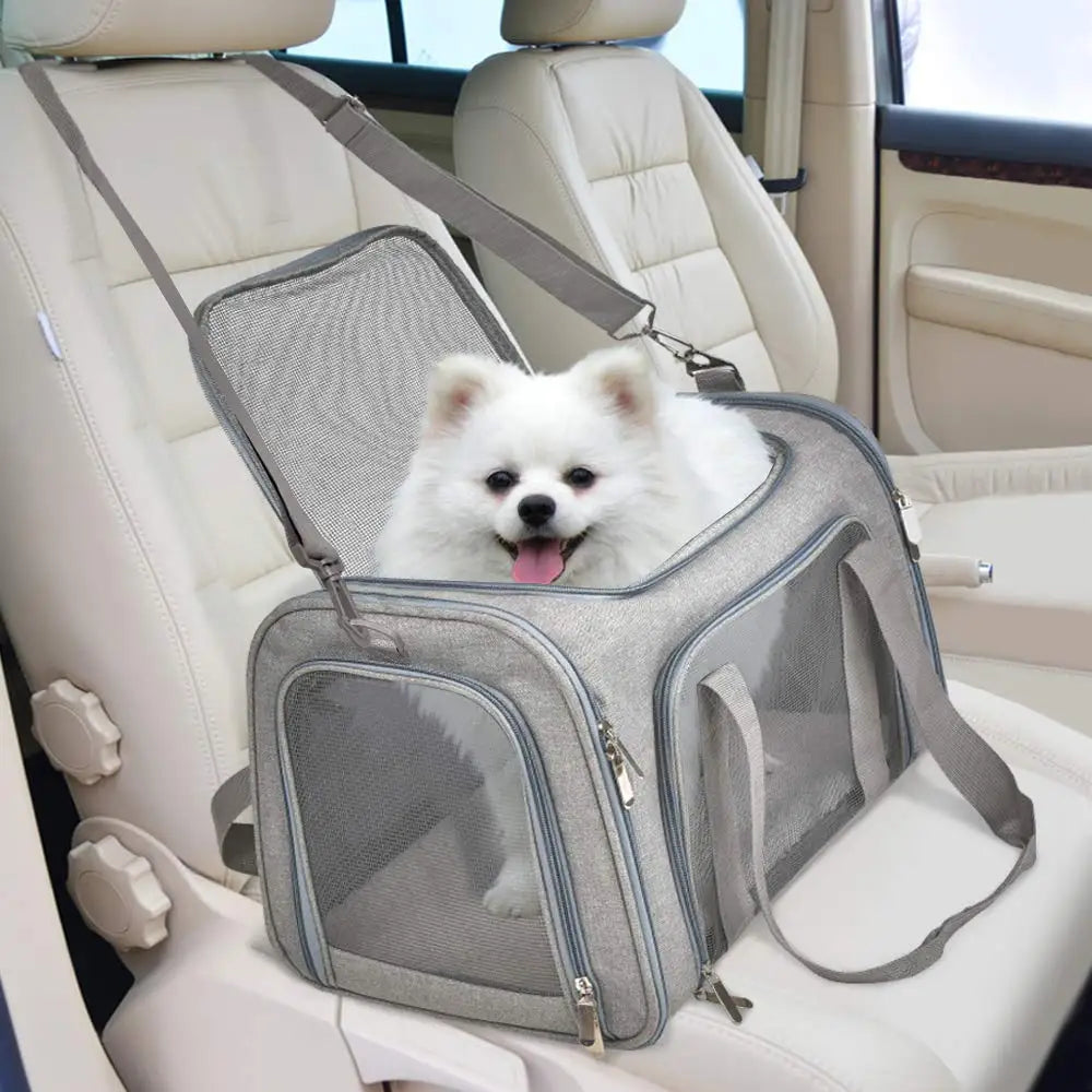 Soft Side Dog Carrier Backpack for Small Breeds Airline Approved
