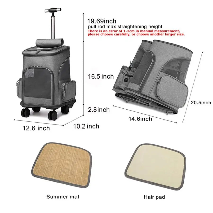 Pet Carrier Backpack Travel Carrier for Small Dogs Cats Puppies