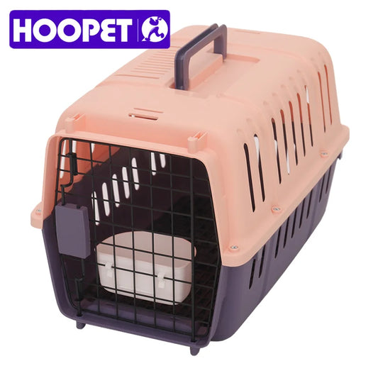Hoopet Lightweight Pet Carrier Travel Crate for Cats and Dogs