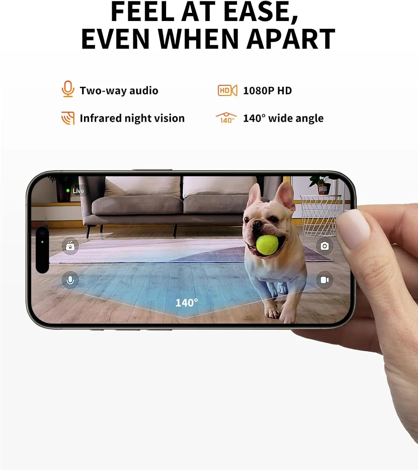 Automatic Pet Feeder With Camera 1080P HD Night Vision WiFi