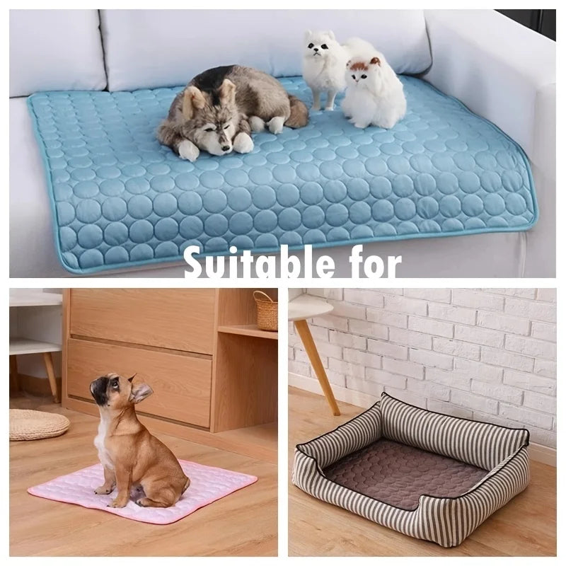 Dog Cooling Mat Self Cooling Pad For Large Dogs Cats