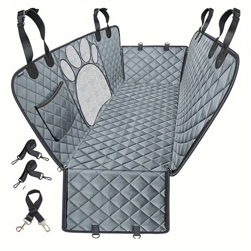 NONECN Dog Seat Cover Hammock Rear Waterproof Durable For Cars