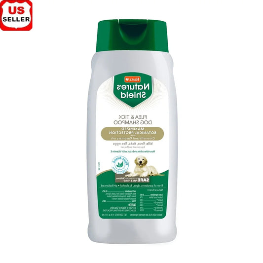 XMSJ Natural Flea and Tick Dog Shampoo with Plant Extracts