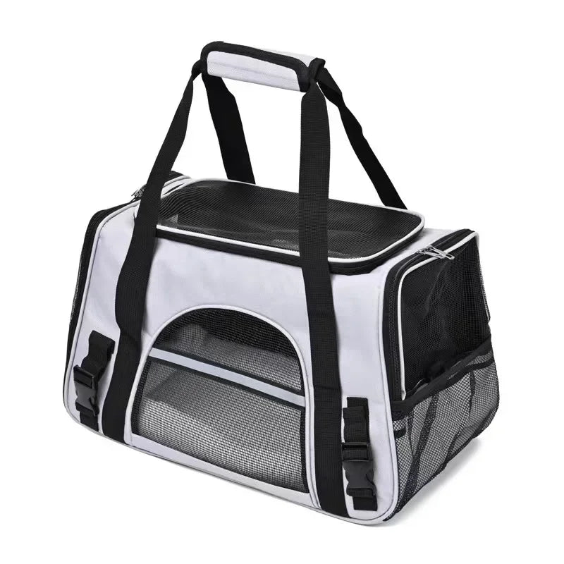Dog Carrier Backpack With Thick Cotton Cushion Breathable Mesh