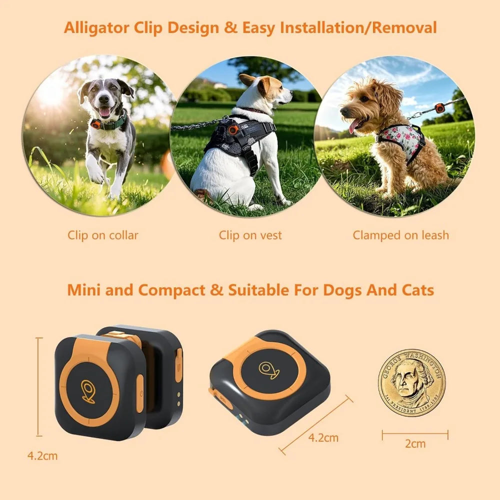 GPS Dog Tracker Health Monitoring And Location Tracking Any Collar