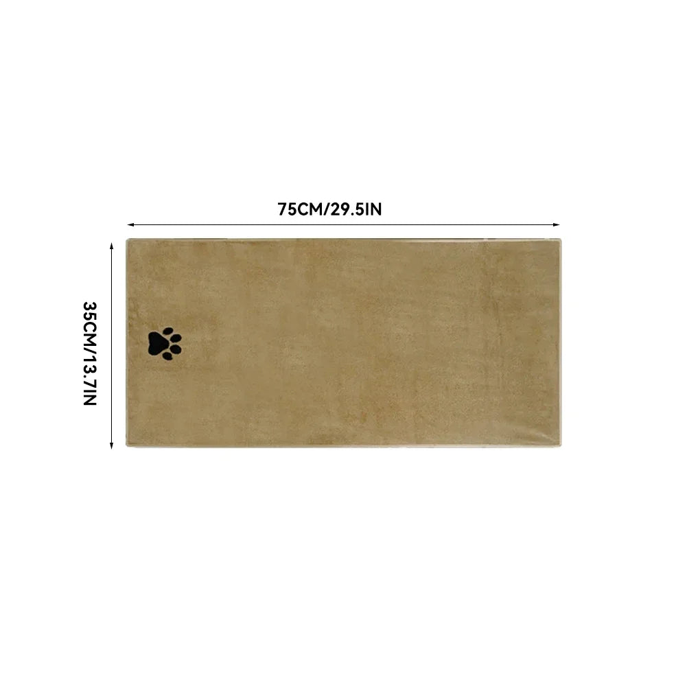 Microfiber Pet Bath Towel Super Absorbent For Dogs Cats