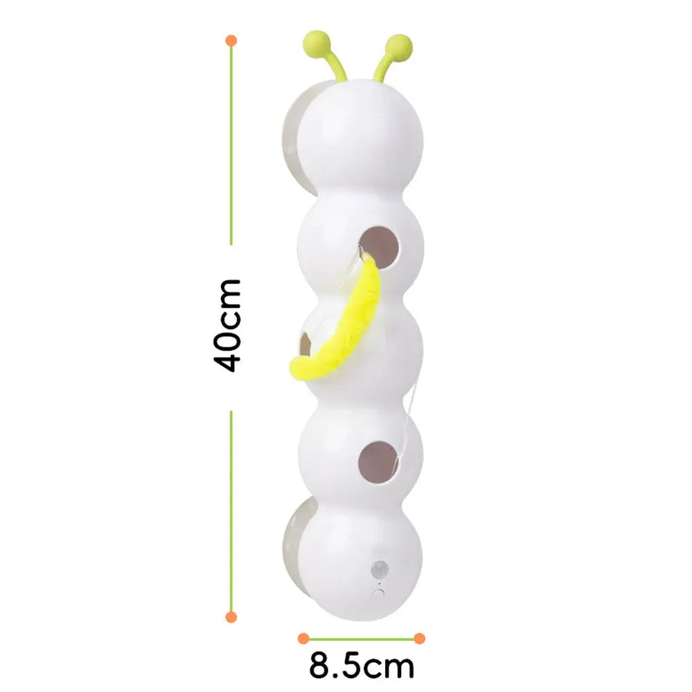 APWIKOGERCN Caterpillar Interactive Cat Toy Motion Activated Tail