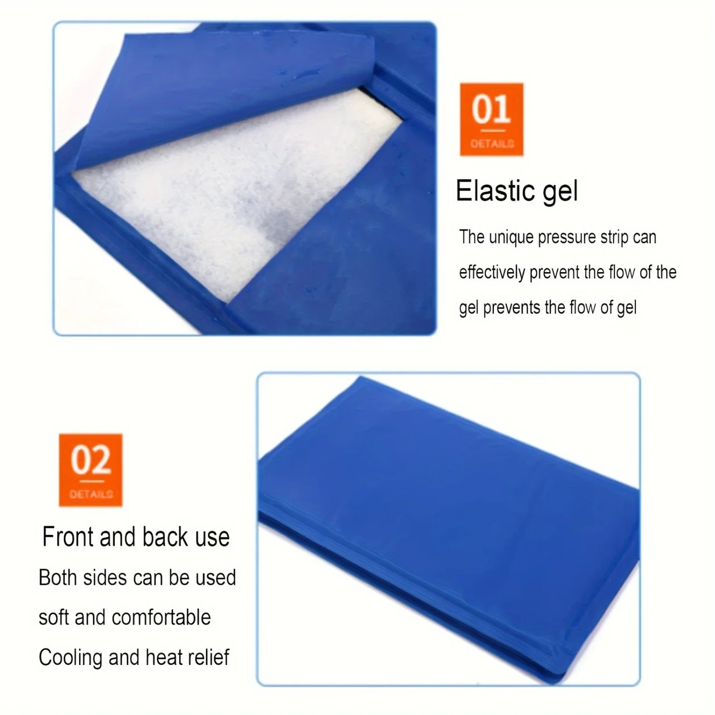 Hign-concerned Pet Cooling Pad Waterproof Ice Mat For Dogs