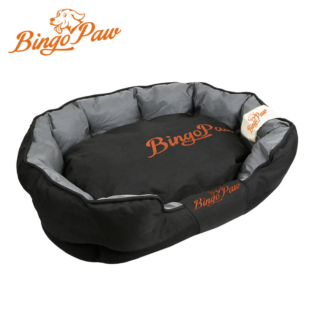 BingoPaw Waterproof Dog Bed With Removable Cushion And Oxford Cover