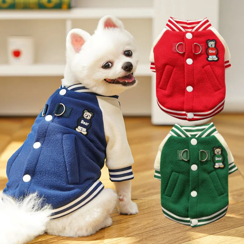 ZHUANGYUNCN Puppy Coat With D Ring Outdoor Jacket For Dogs
