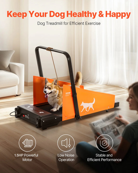 Dog Treadmill With LCD Display Foldable Exercise Machine