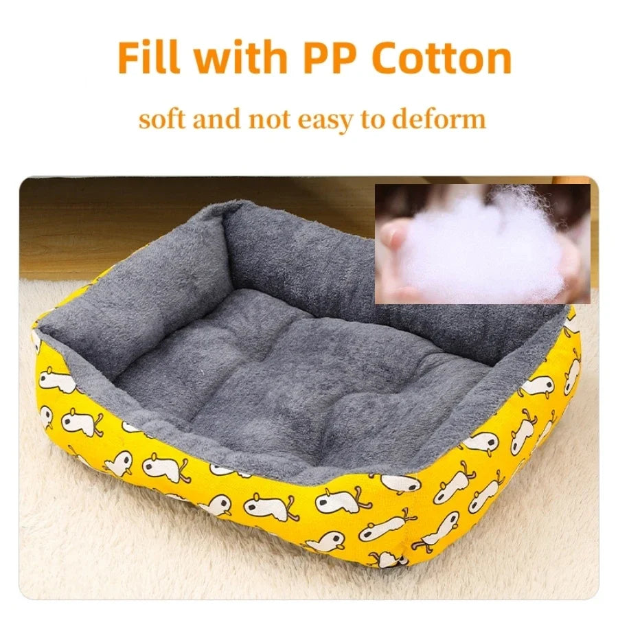 Winter Pet Bed Mat For Dogs Warm Plush Sofa Nest Bedding