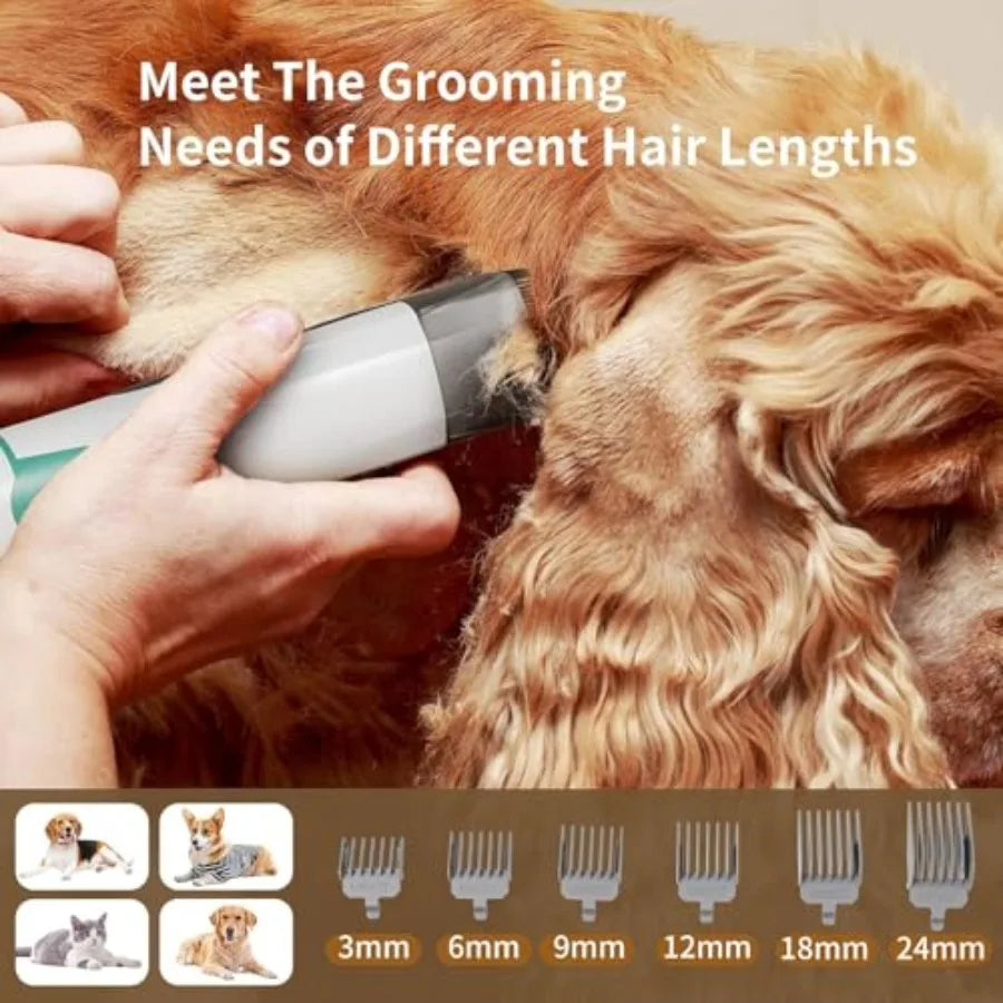 MDNG Dog Grooming Kit 6in1 Vacuum With Adjustable Suction