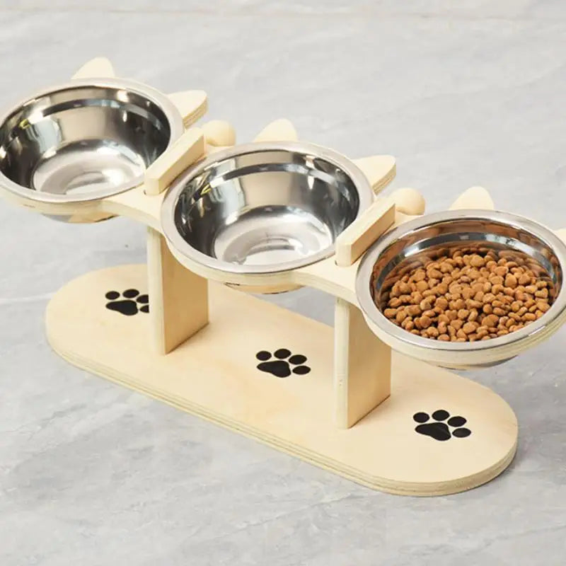 YOWEI Elevated Cat Food Bowls With Raised Non Slip Base
