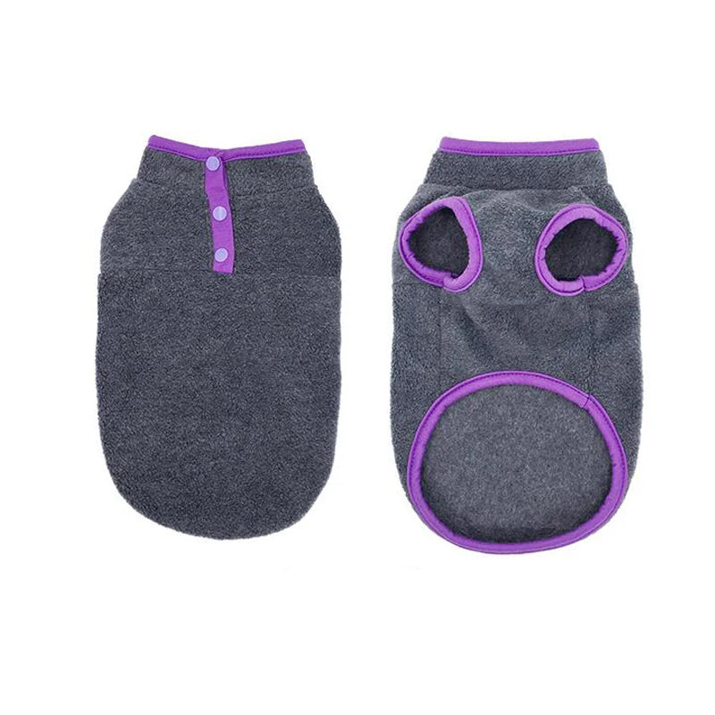 Fleece Dog Coat Vest For Dogs Autumn Winter Warm Comfort