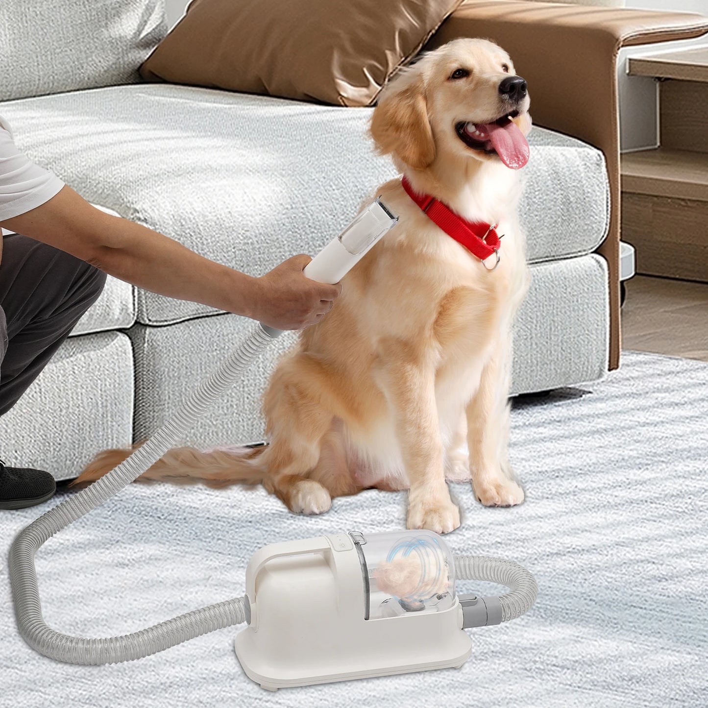 Three In One Pet Hair Grooming Tool With 11800Pa Suction