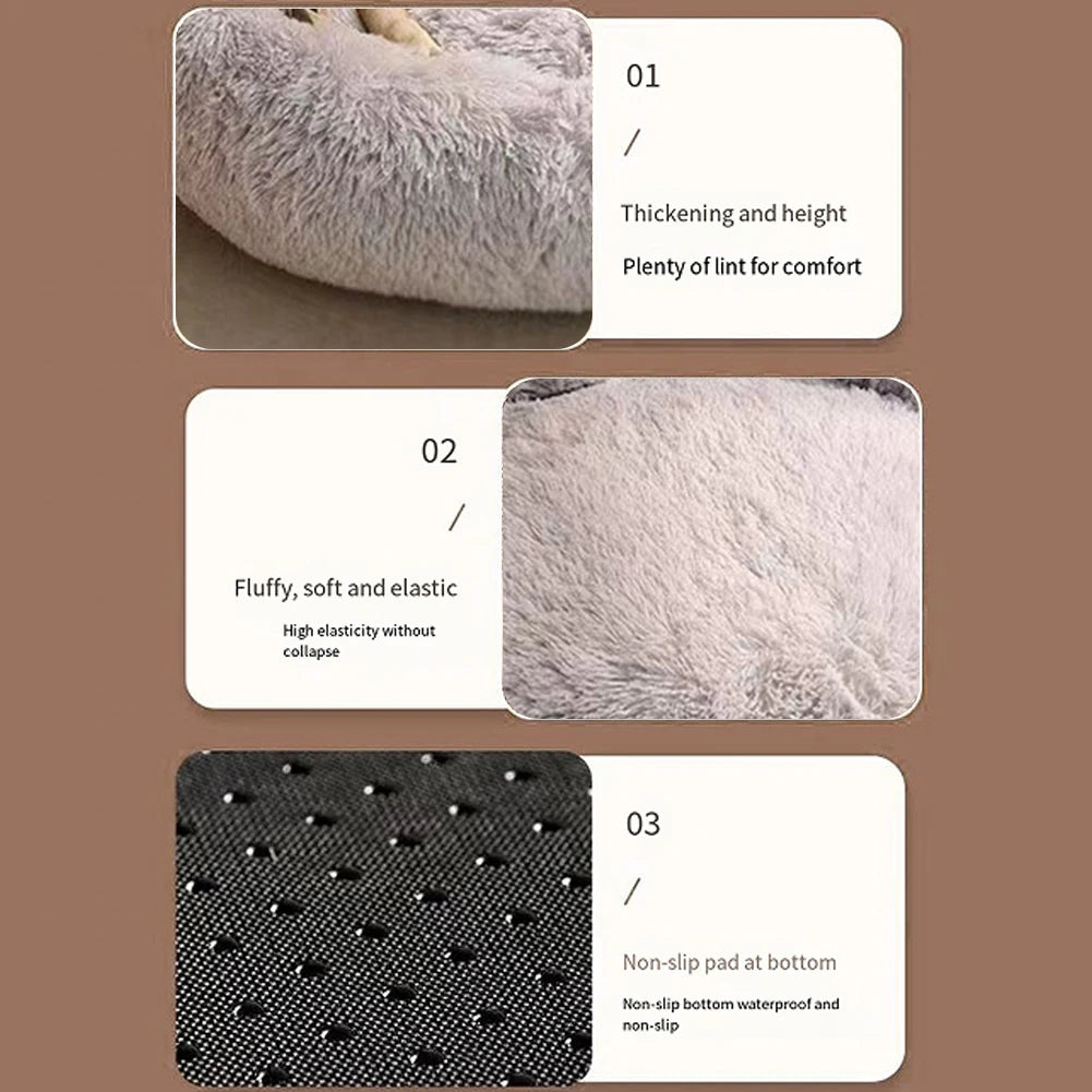 APWIKOGER Plush Pet Bed Sofa for Dogs and Cats