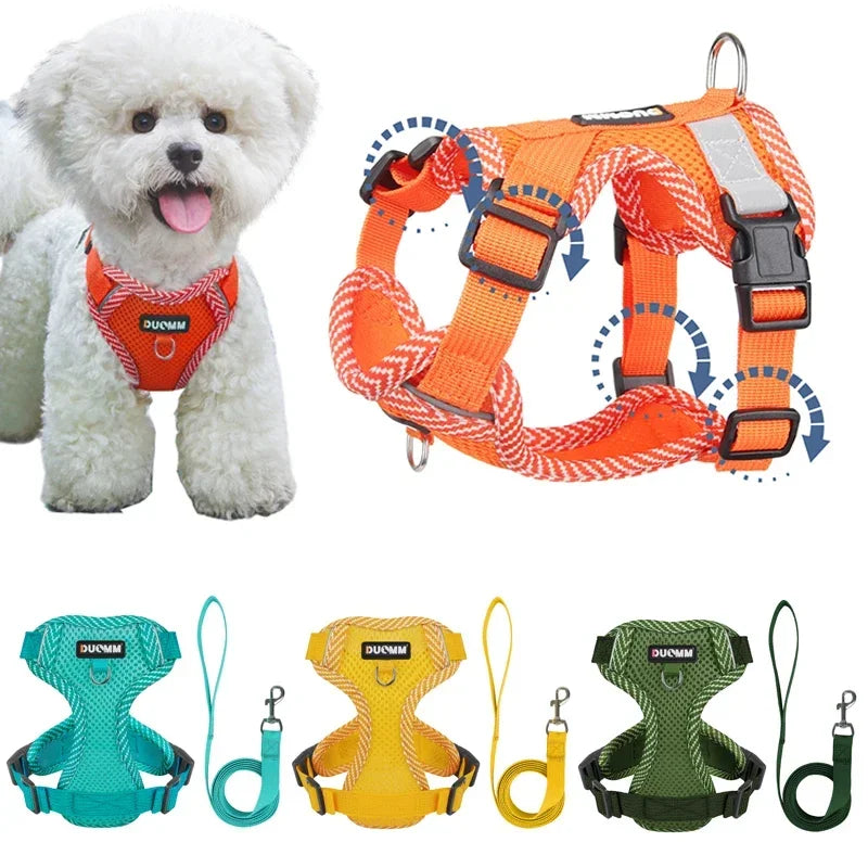 NONECN Dog Chest Strap Reflective Breathable Harness for Dogs